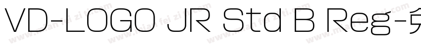 VD-LOGO JR Std B Reg字体转换